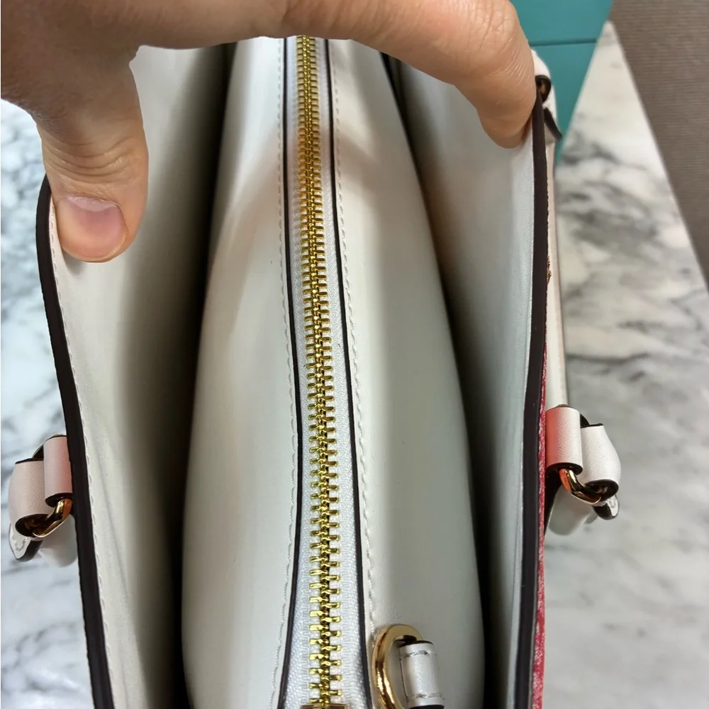 NWT Michael Kors Rainbow Pride Medium Sheila Satchel Bag - MSRP $558 - Picture 6 of 10